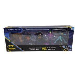 DC Batman Robin Nightwing vs. Joker Clayface 2.5" Figurines 2021 New in Box